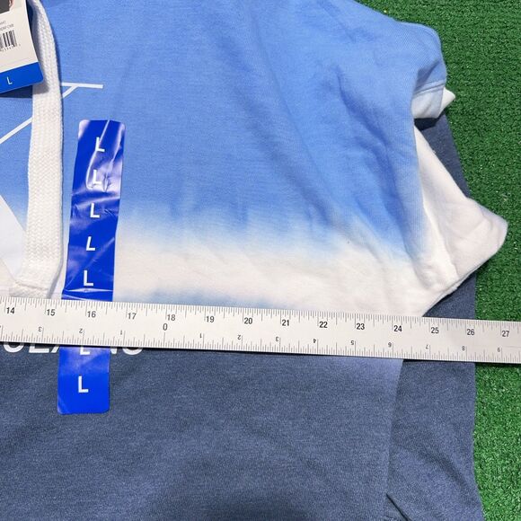 Calvin Klein Jeans Women’s Pullover Long Sleeve Hoodie Sweatshirt Blue Navy L - Picture 7 of 11